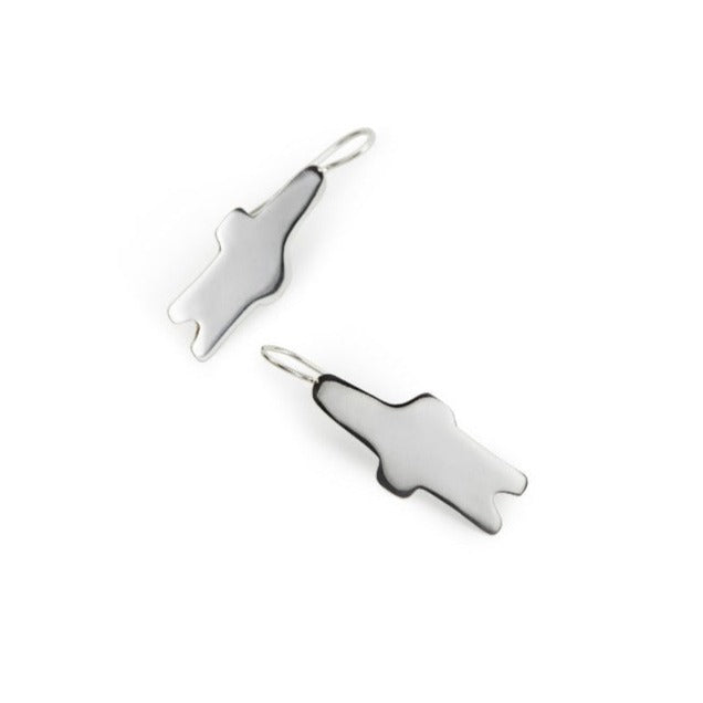 Cycladic Silver Earrings