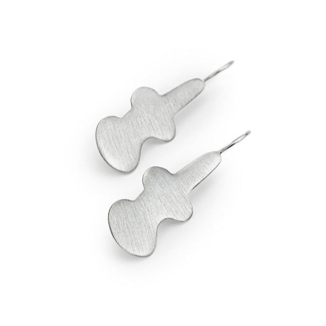Cycladic Silver Earrings