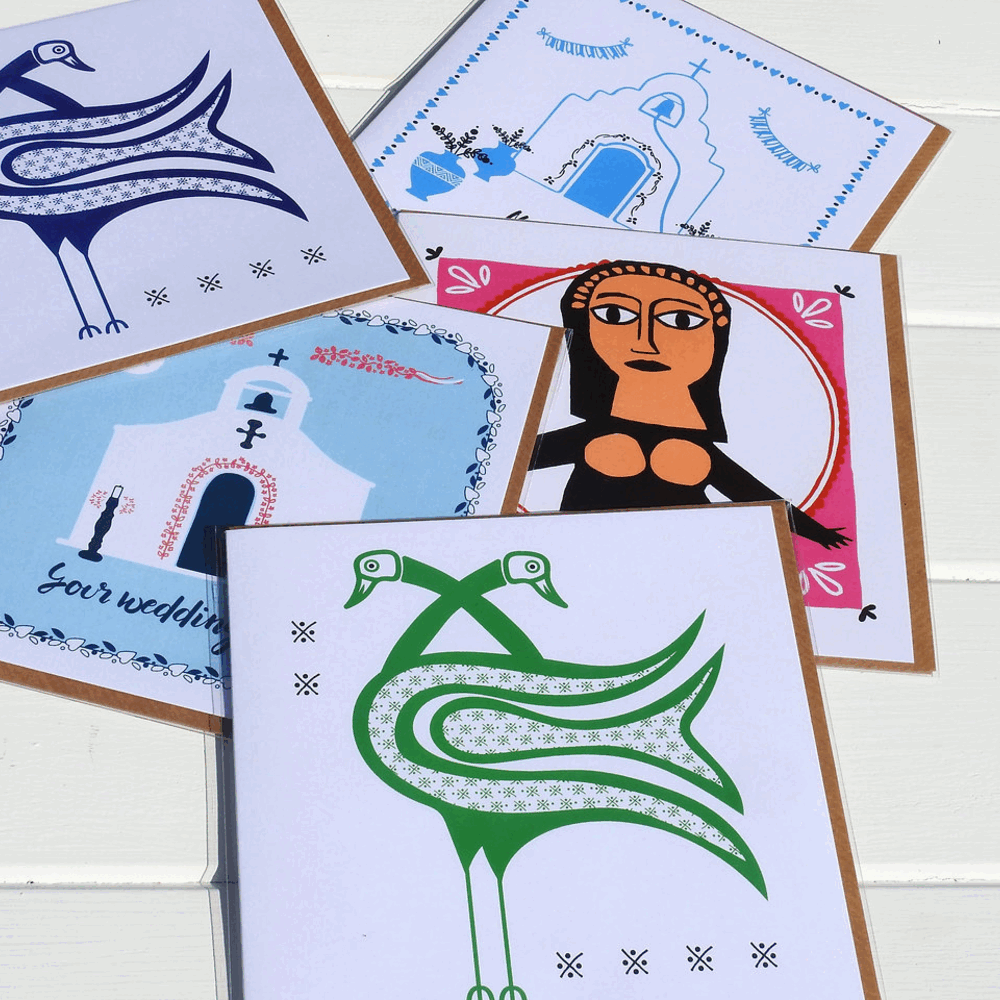 Greek Goddess Greeting Card