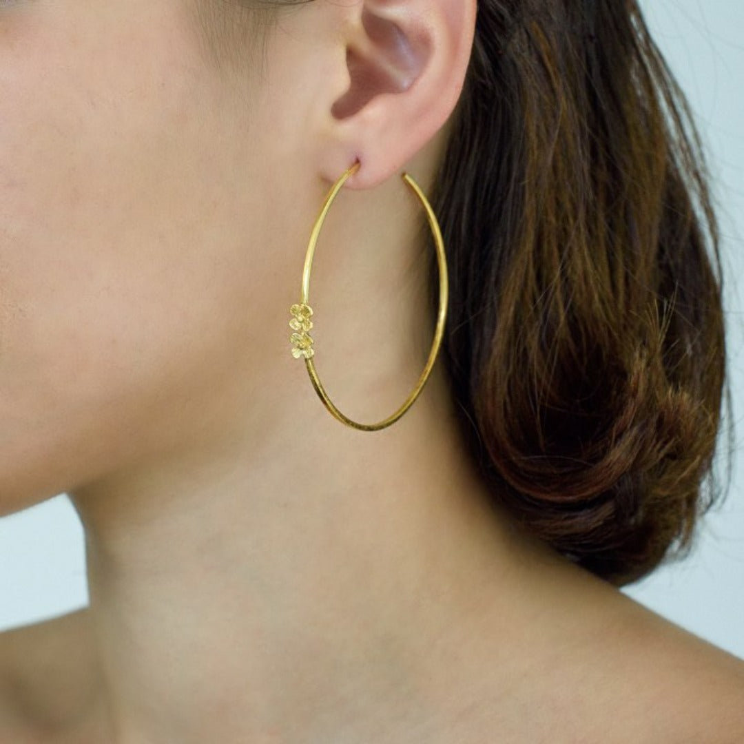 Hoop Earrings 24K