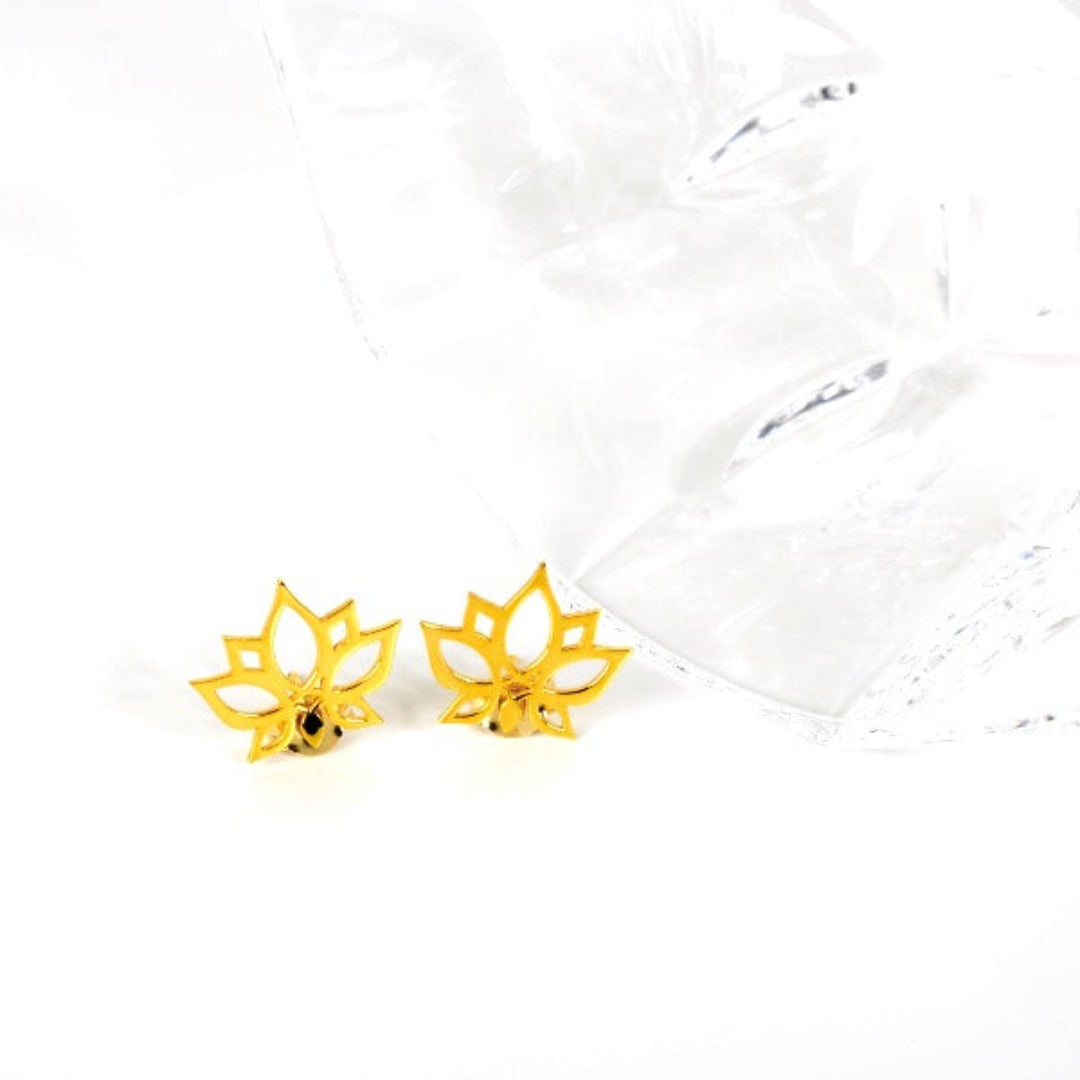 Water Lily Stud Earrings