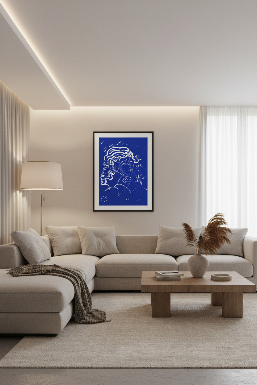Blue Angel Print