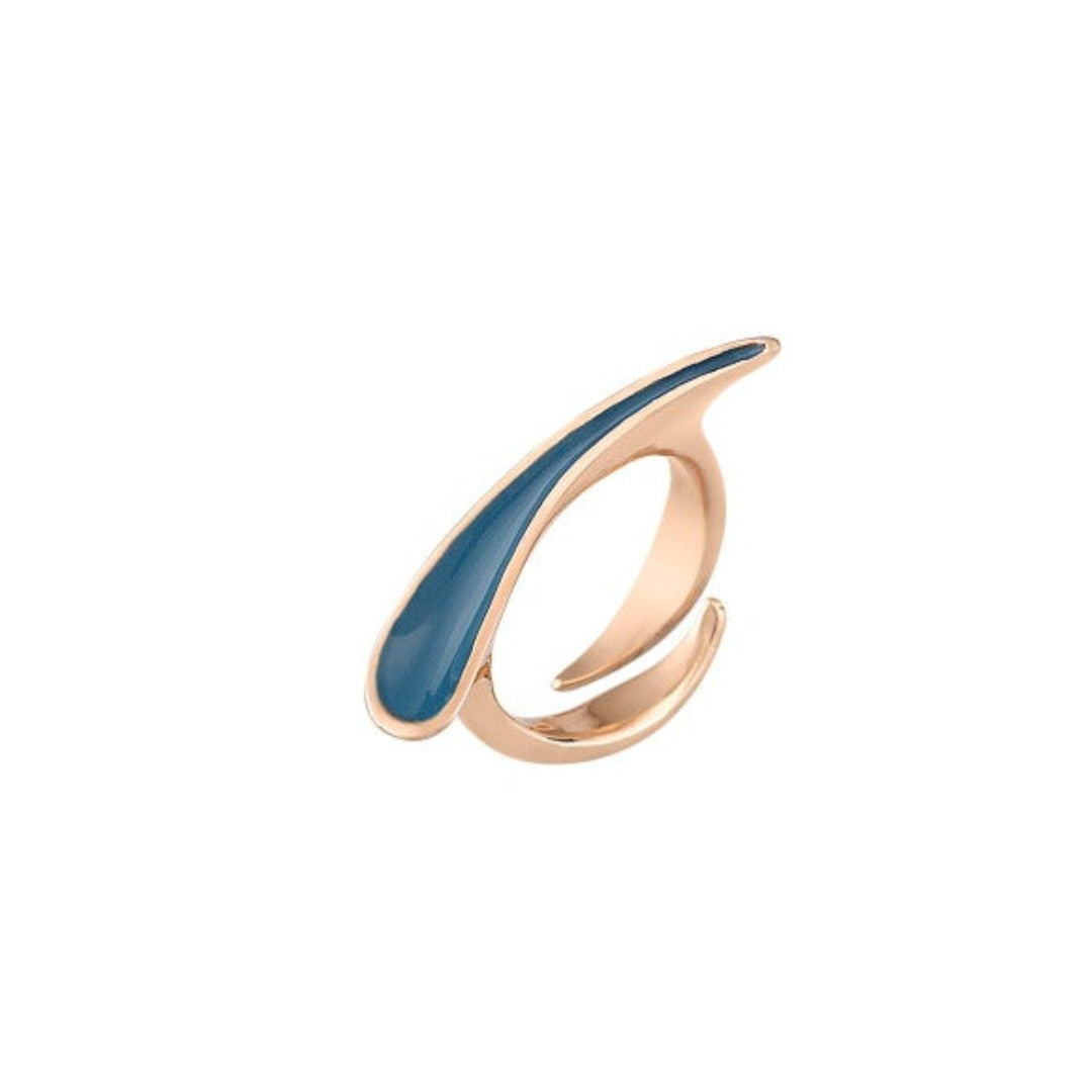 Dione Blue Adjustable Ring