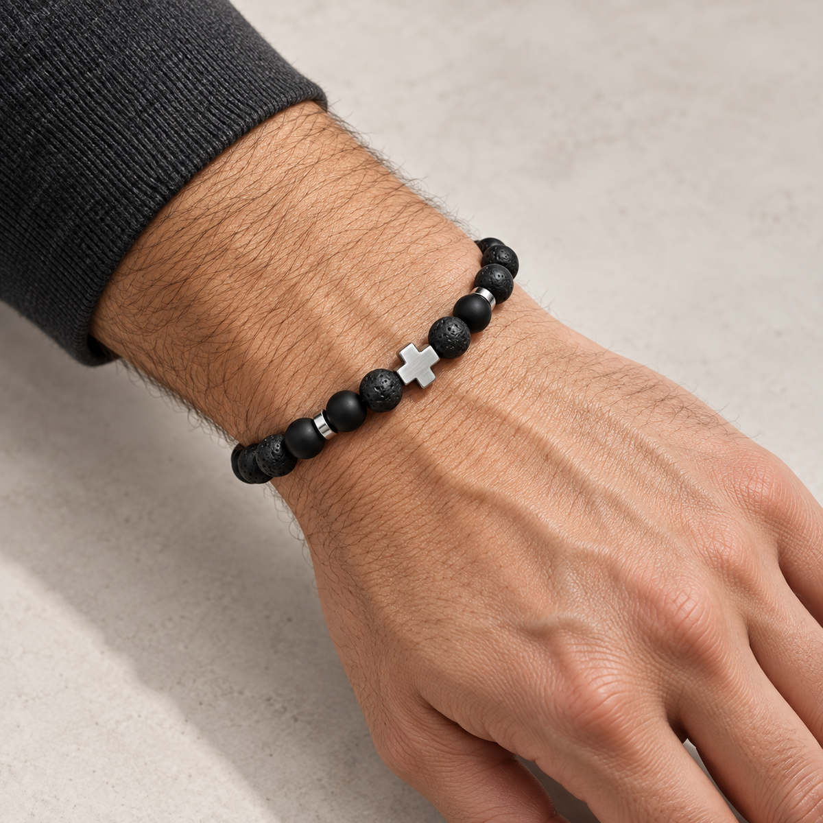 Cross Men's Adjustable Bracelet
