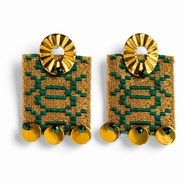 Lora Green Earrings