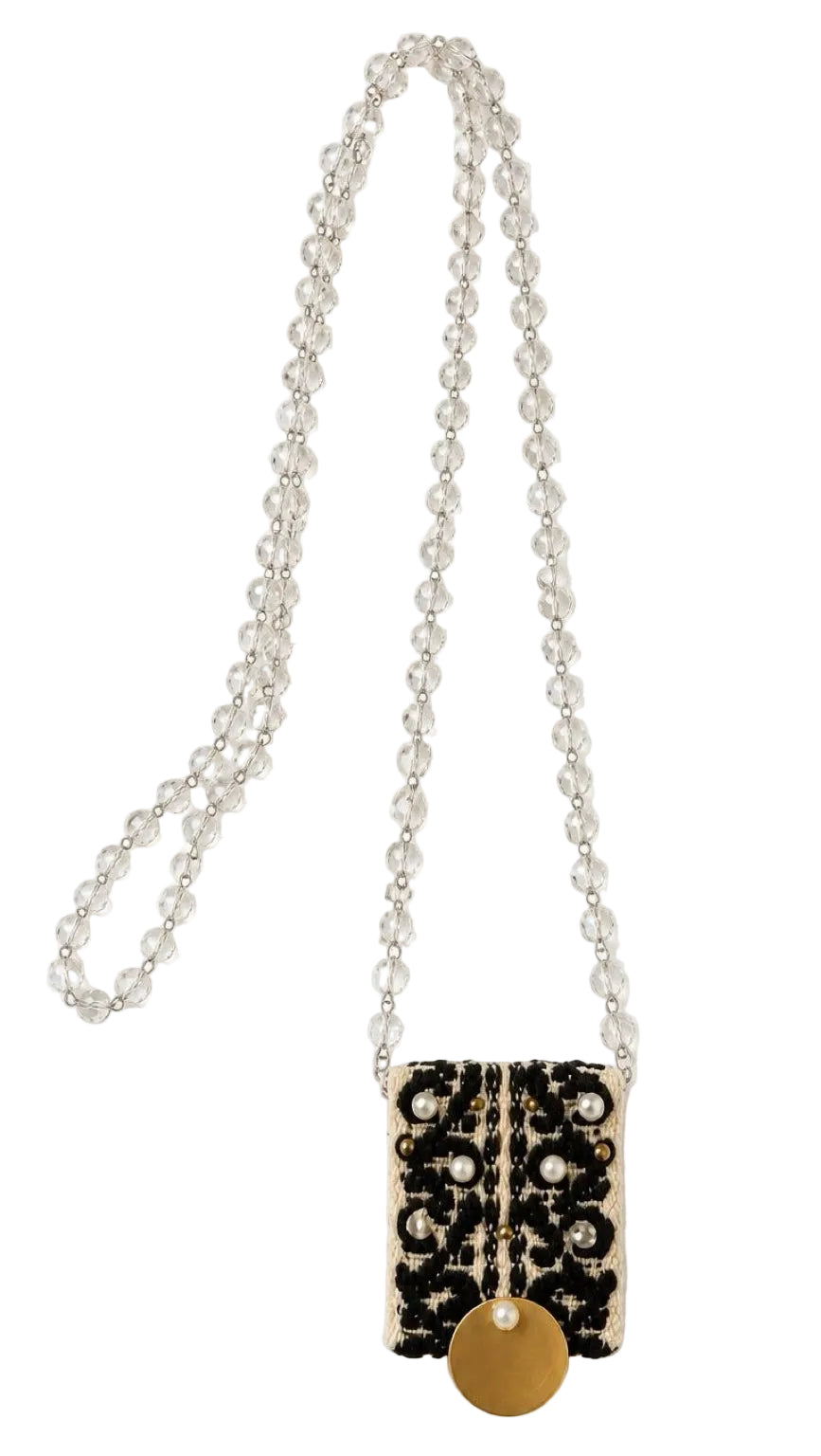 Black & White Long Rosario