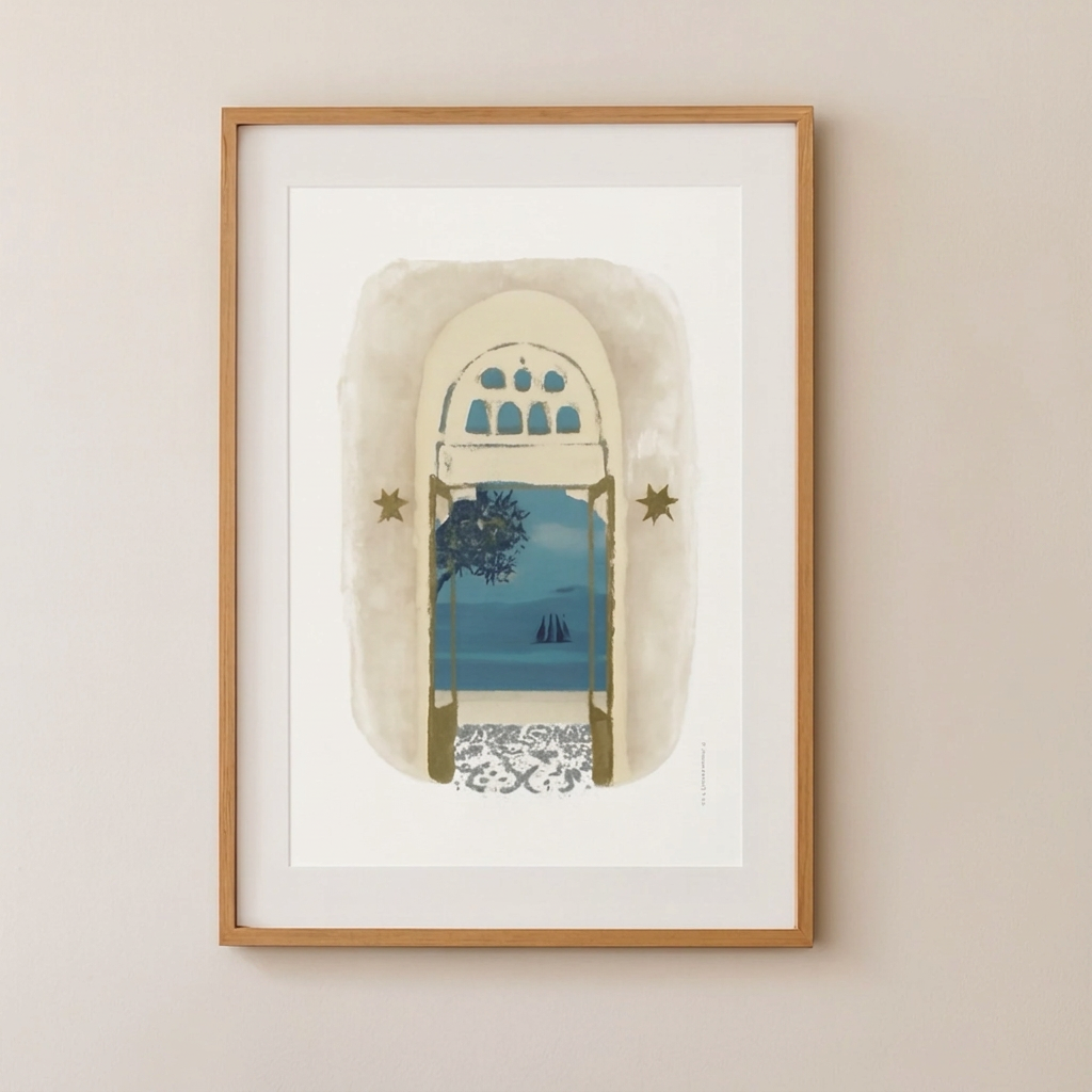 A door with a view - Wall Art Decor