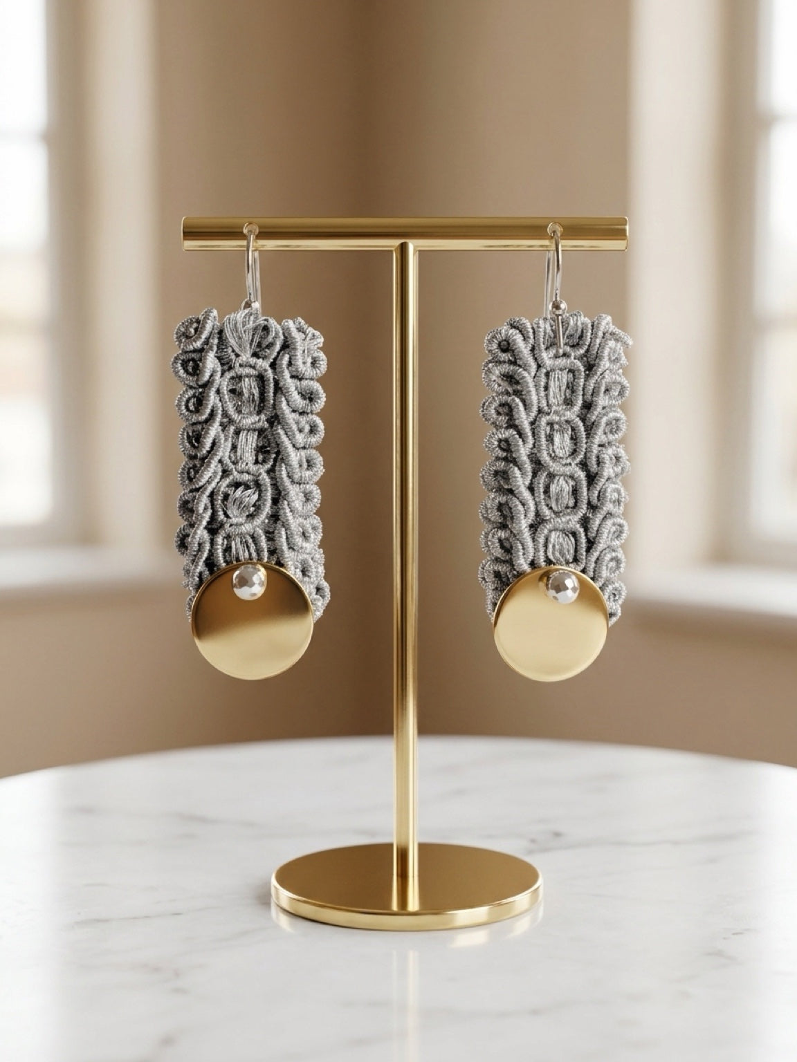 Flouri Earrings Silver