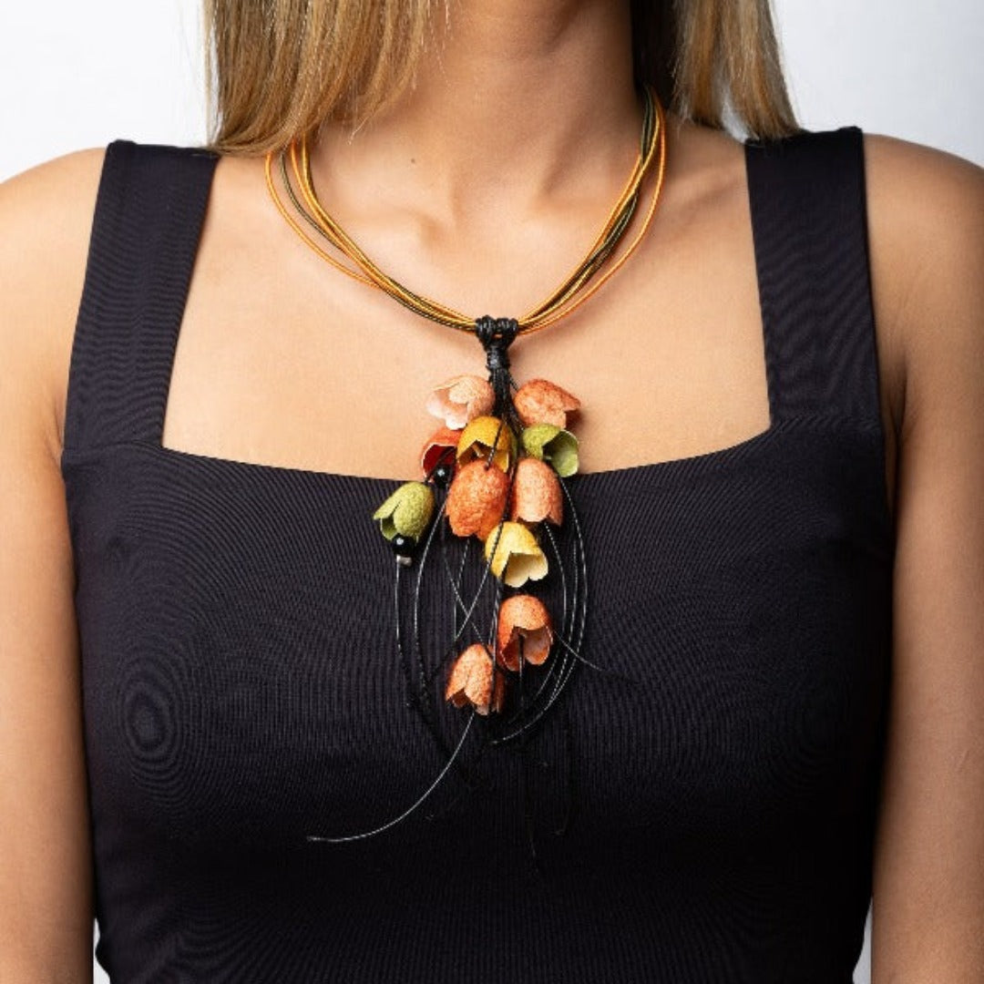 Silky Bouquet Necklace