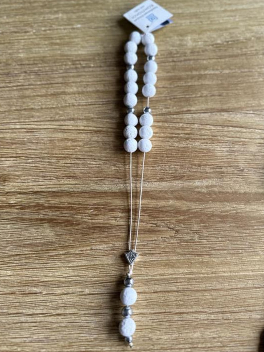 White Lava Worry Beads
