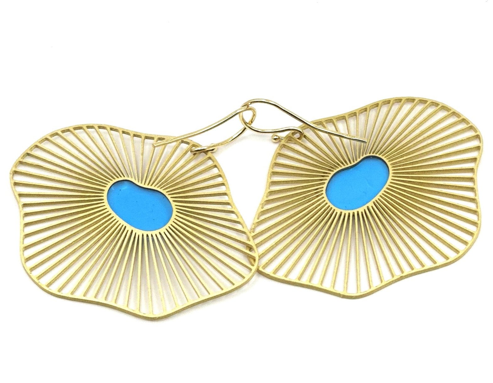 Sunkissed Earrings Blue