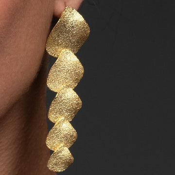 Desert Allure Earrings Long 24K