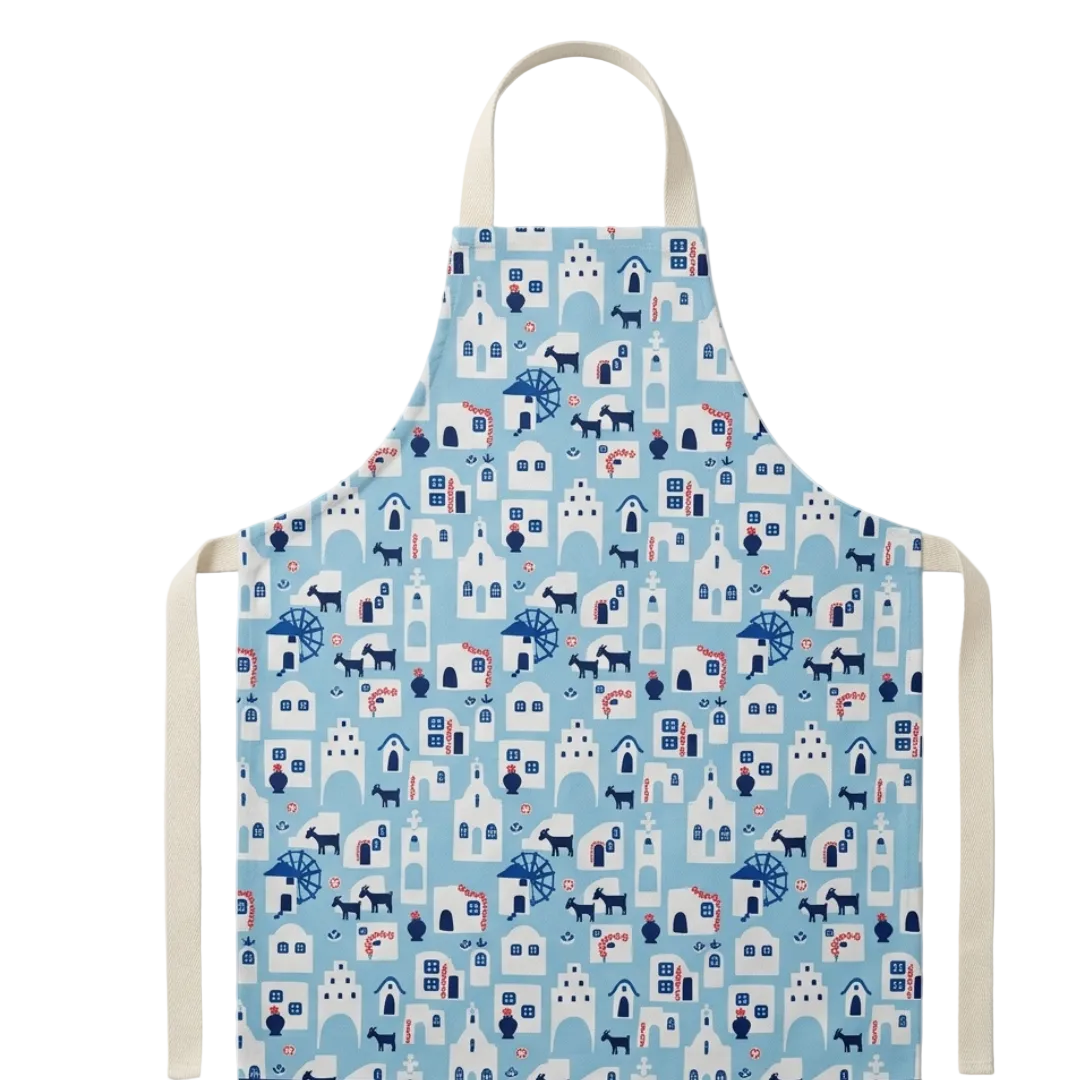Greek Island Water-Resistant Apron