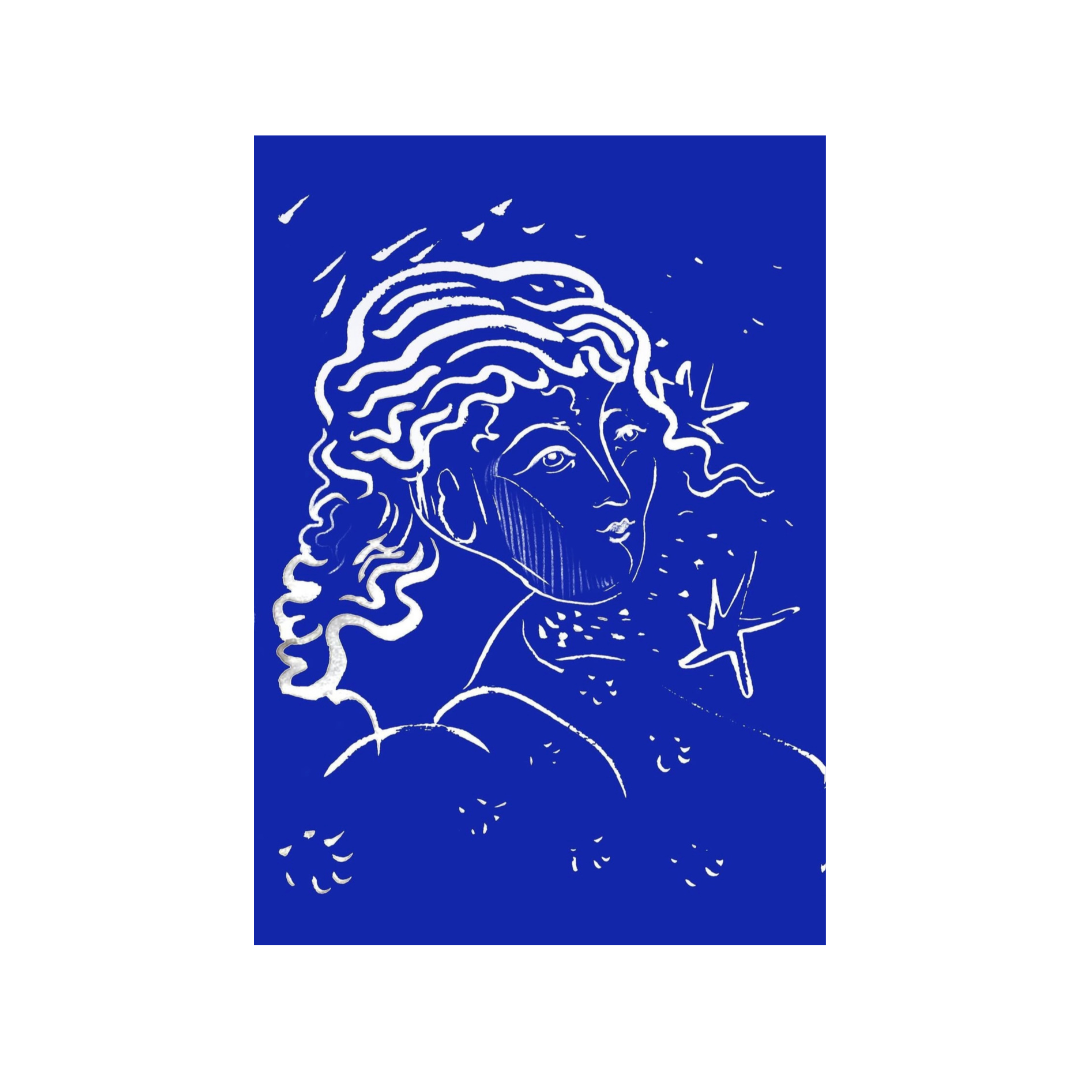 Blue Angel Print