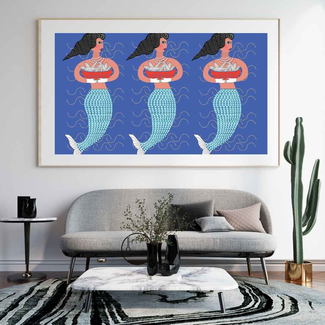 The Three Mermaids - Wall Art Decor