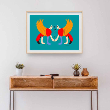 Double Sphinx - Wall Art Decor