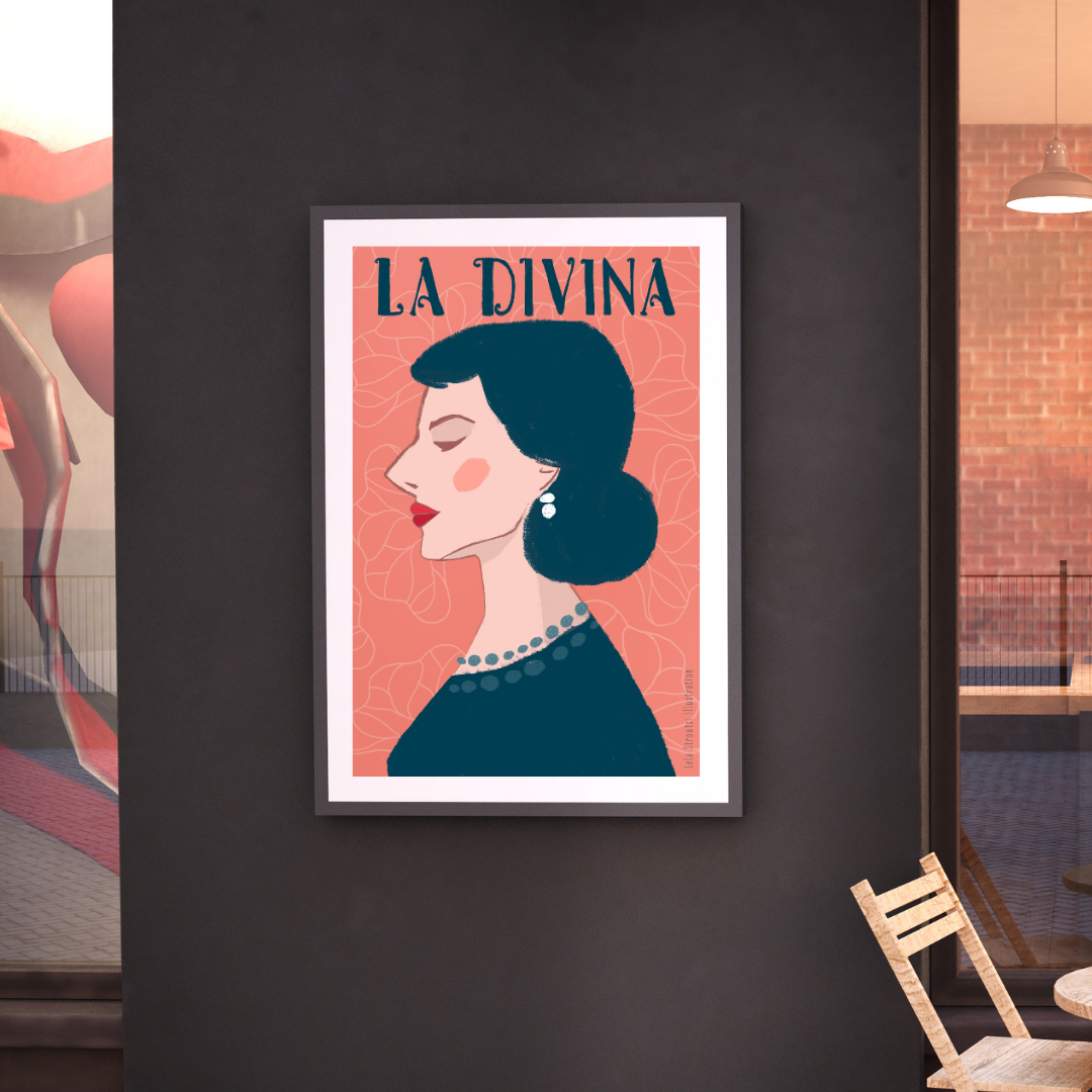 La Divina - Wall Art Deco