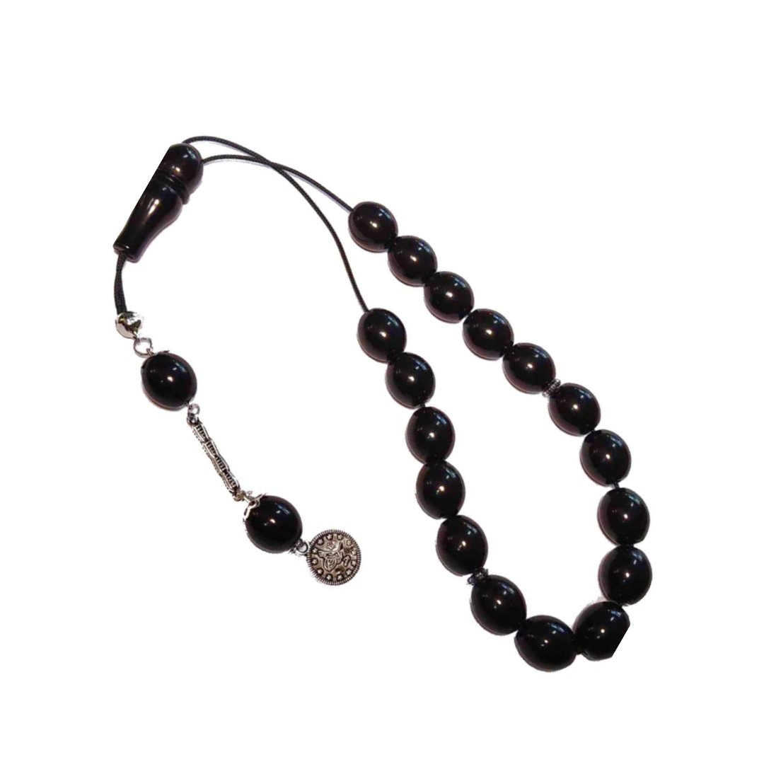 Black Bakelitis Worry Beads