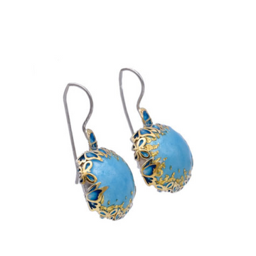 Sky Blue Butterfly Earrings