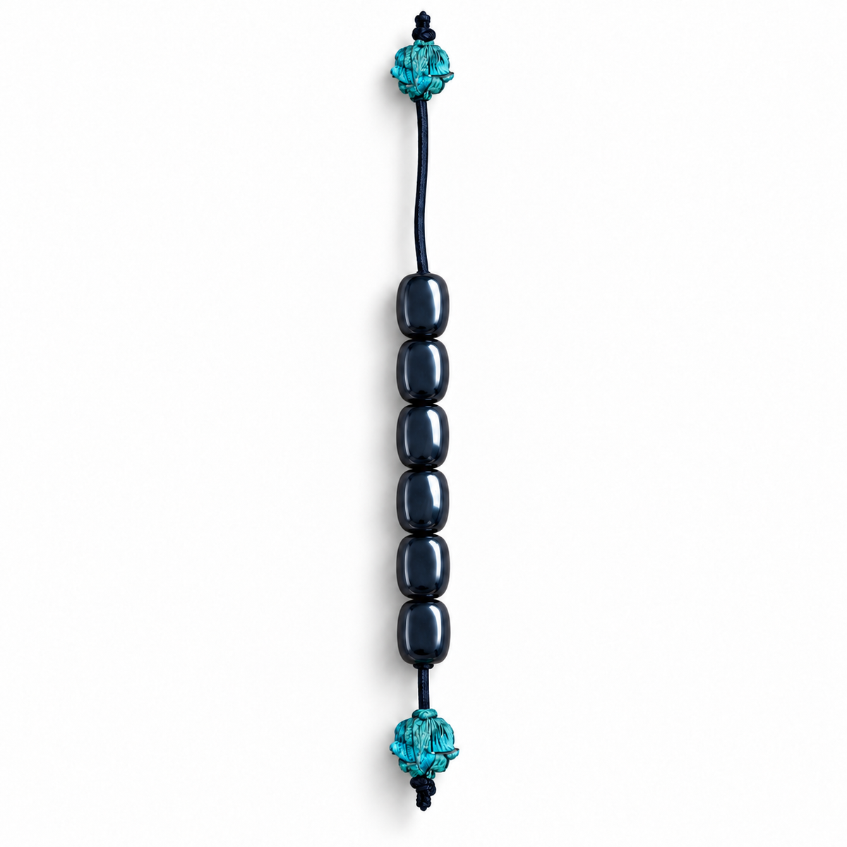 Blue Black Beaded Begleri