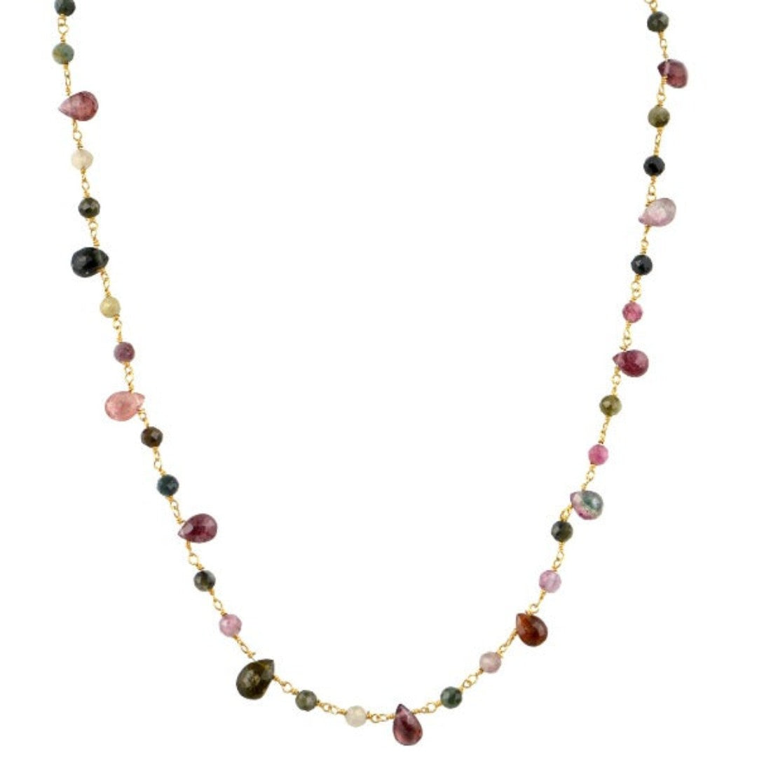 Rosary Tourmaline Necklace