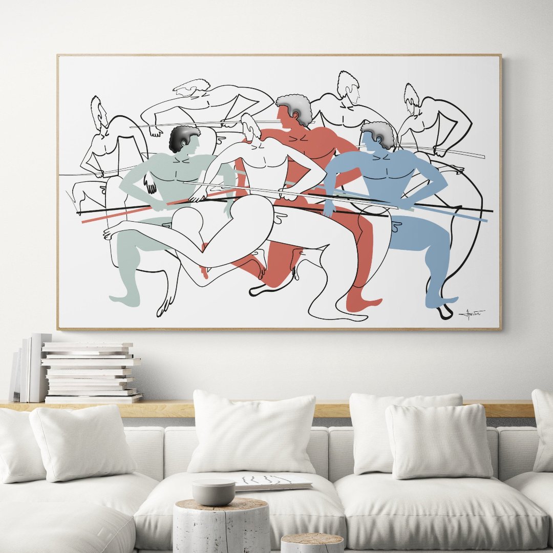 Ancient Greek Hunters - Wall Art Decor