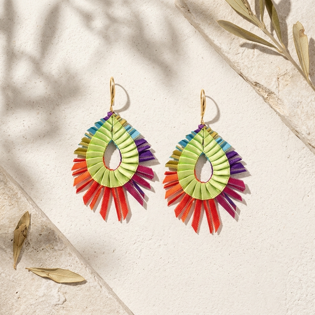 Multicolour Dona Earrings by Alexandra Tsoukala