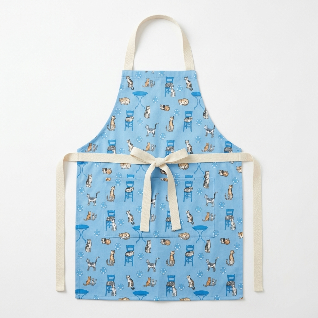 Greek Island Water-Resistant Apron