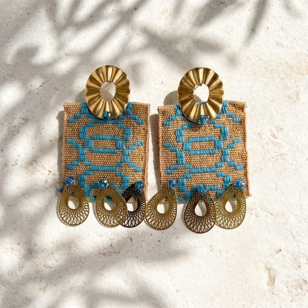 Lora Blue Earrings