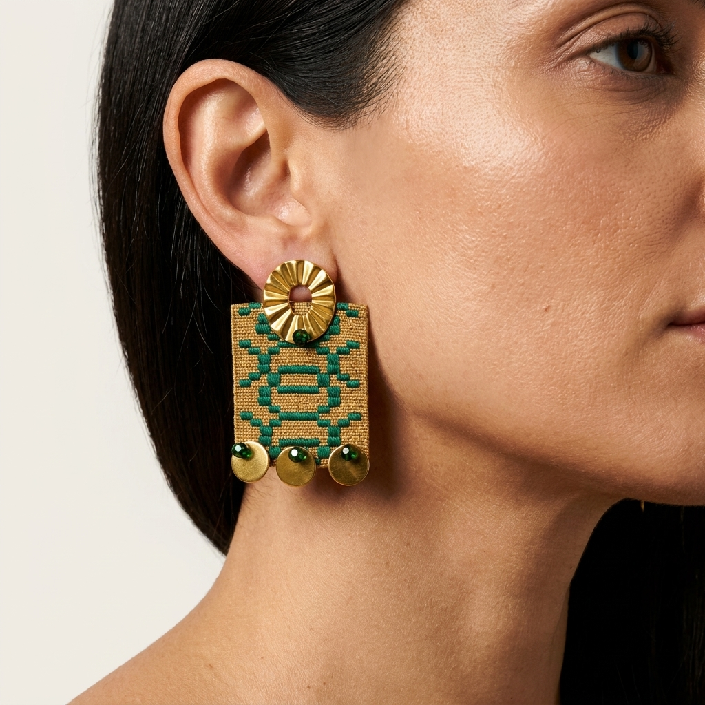 Lora Green Earrings