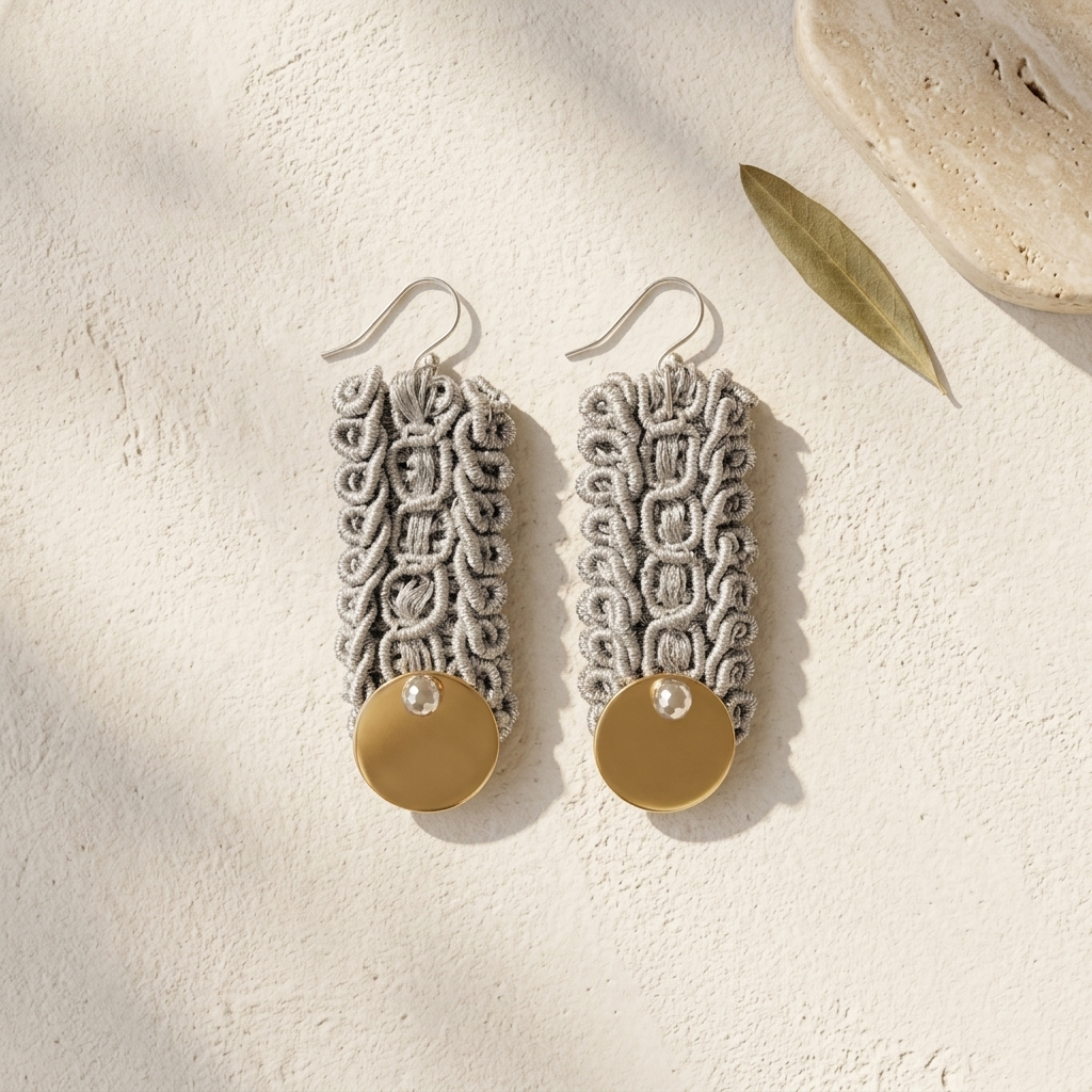 Flouri Earrings Silver