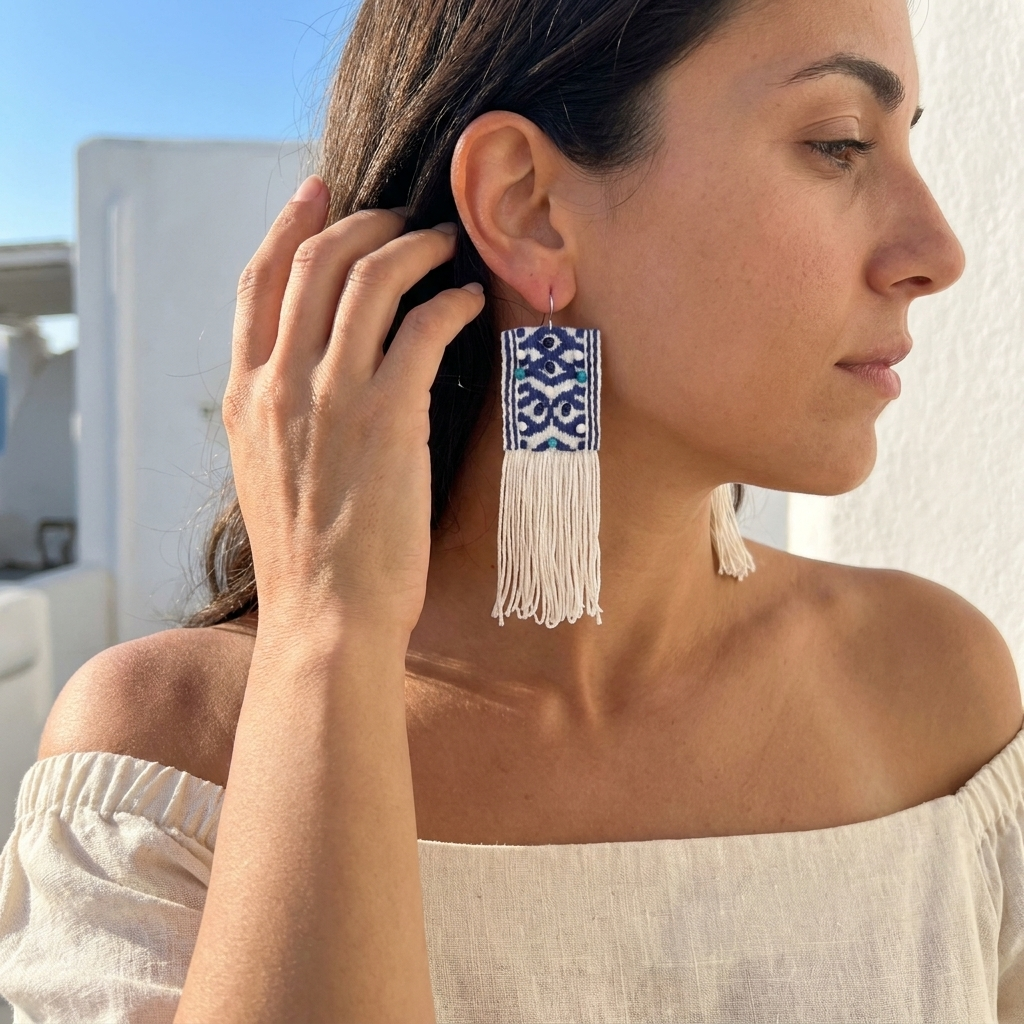 Theodora Long Earrings