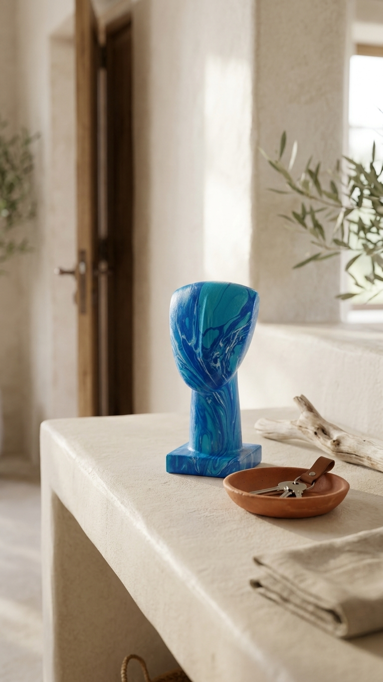 Cycladic Head Statue