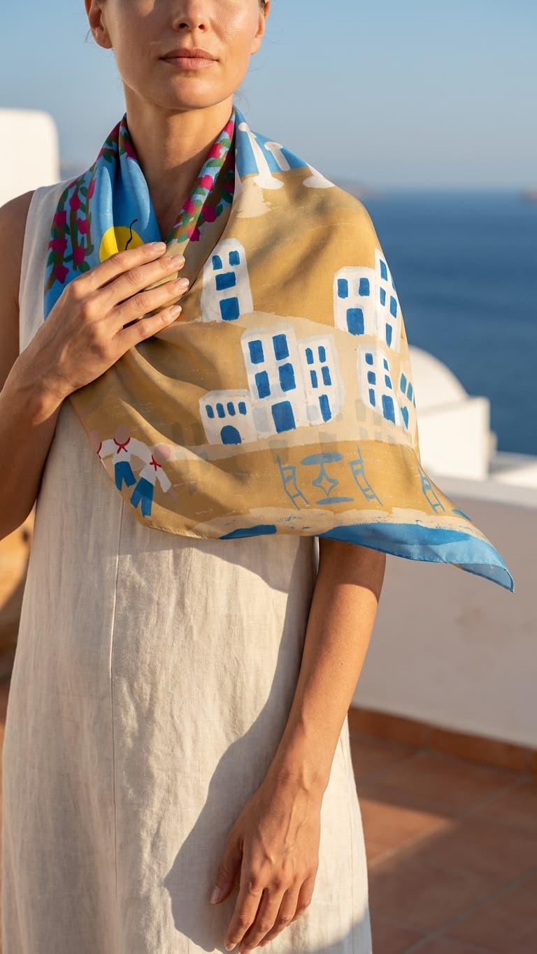 Greece As A Dream Scarf