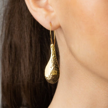 Golden Tear Earrings