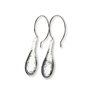 Silver Tear Earrings