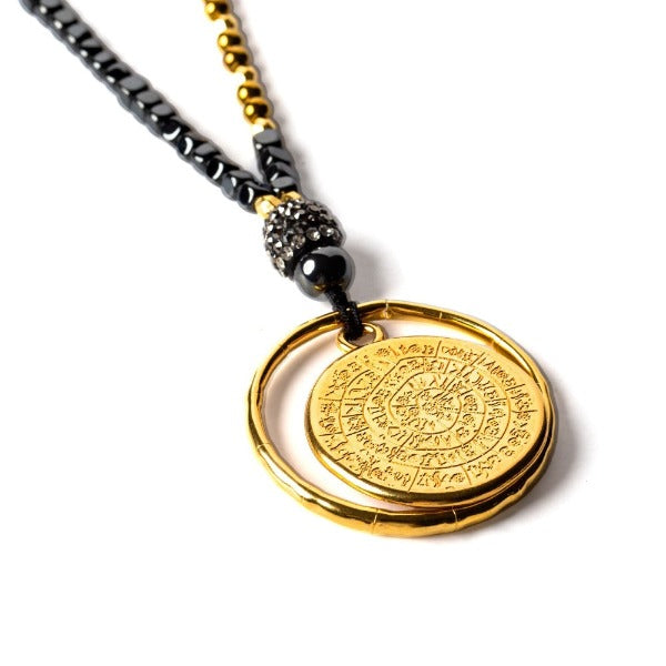 Faistos Disc Pendant