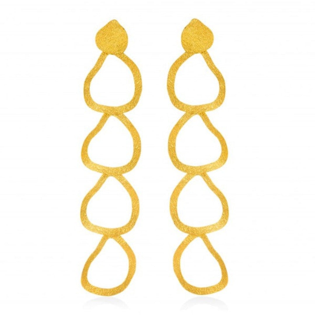 Desert Allure Earrings 24K