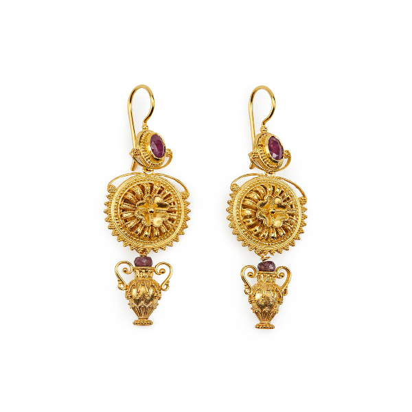 Amphoreas Gold Earrings