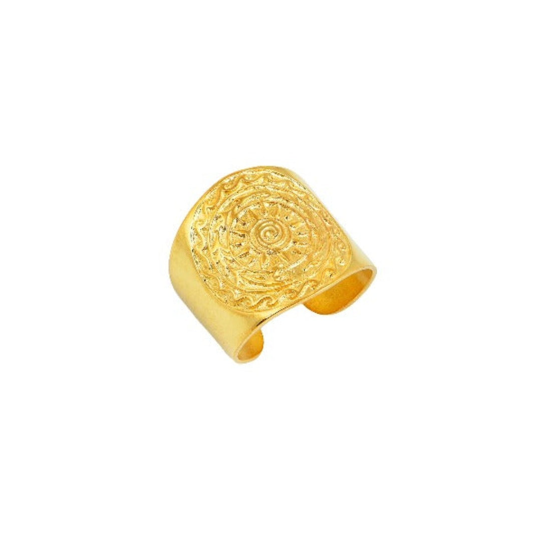 Cyclos Gold Adjustable Ring