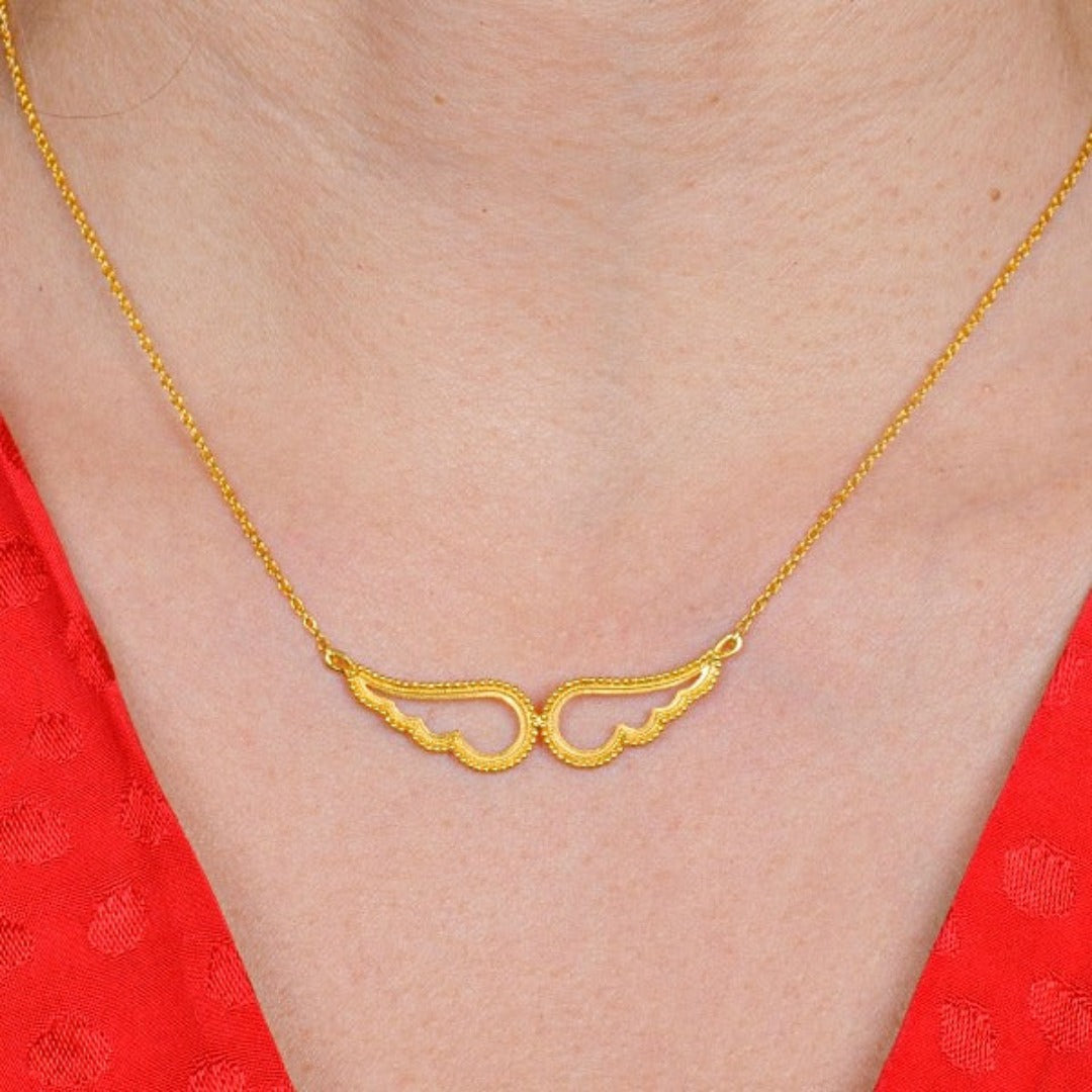 Angel Wings Gold 18K Pendant