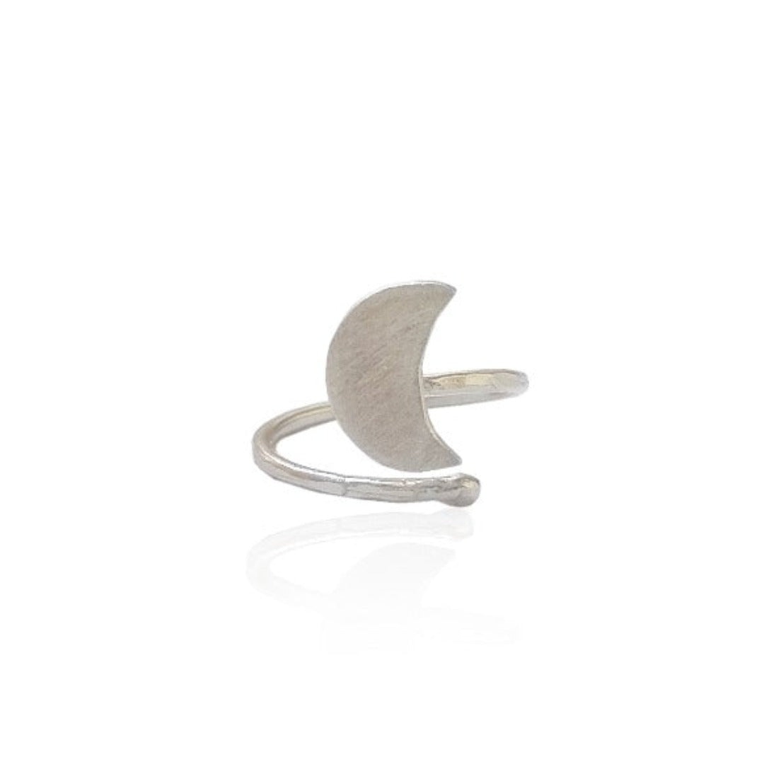 Half Moon Adjustable Ring