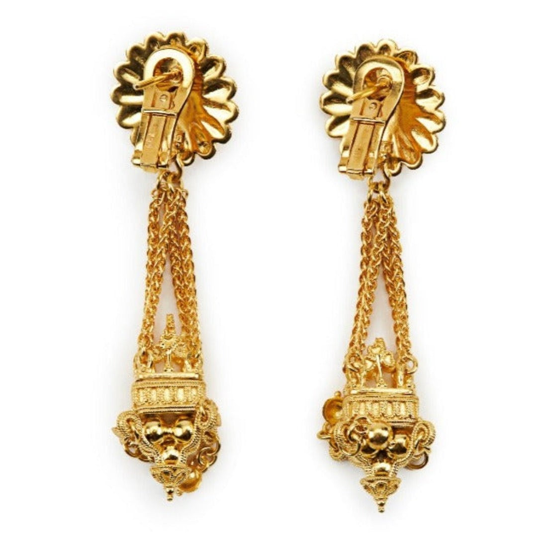 Sui dhaga gold earrings store latest design