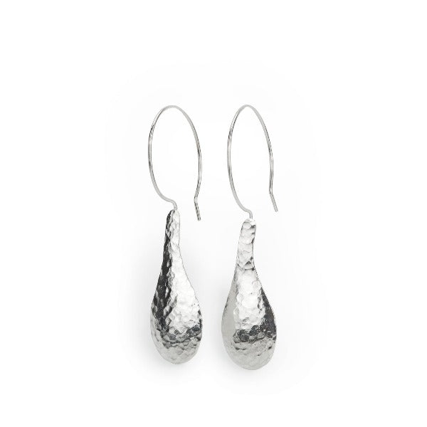 Silver Tear Earrings