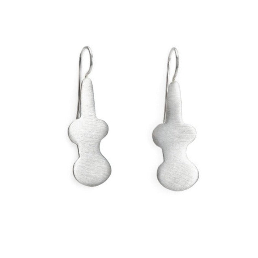 Cycladic Silver Earrings